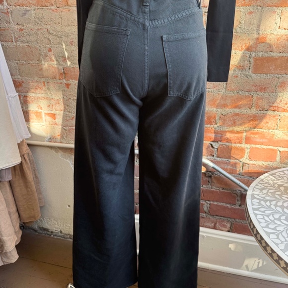 Ozma Mara Wide Leg Jean Black Tencel Bull Denim SIZE 26 ORIGINAL 218 - Picture 5 of 6